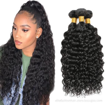 Wholesale Curly Human Hair Bundles 100% Unprocessed Human Curly Hair Extensions Natural Black Can Be Dyed hair bundles